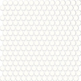 Daltile Color Wheel Mosaic 13'' X 11'' Penny Glossy Arctic White