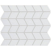 Daltile Color Wheel Retro 2" X 3" Chevron Glossy Arctic White
