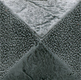Daltile Anthology Armor 2" X 2" Deco Pyramid Forged Steel