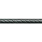 Daltile Anthology Armor 1" X 12" Deco Rope Forged Steel