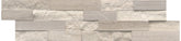 Emser Structure 6"x24" 3D Cream Stacked Ledger