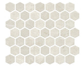 Daltile Prime 12" X 14" Hexagon Mosaic 1.5" X 1.5" Vitality White