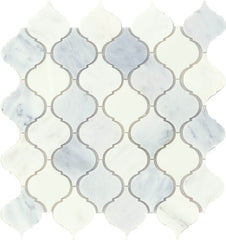 Emser Winter Frost 12"x12" Lantern Mosaic 2.4"X2.91" Winter frost