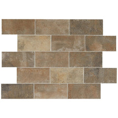 Daltile Brickwork 4" X 8" Distressed Mate Patio