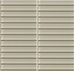 Daltile Color Wave 1" X 1" Mosaic Silver Mink