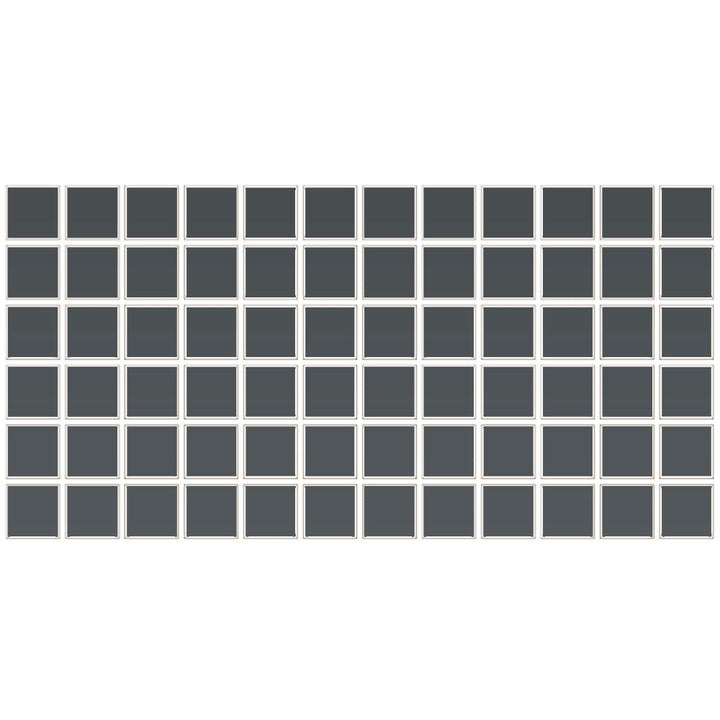 Daltile Color Wheel Mosaic 2" X 2" Straight Joint Matte Matte Chalkboard