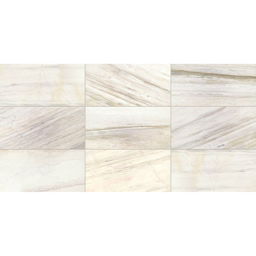 Daltile Fonte 12" X 24" Polished Pier White