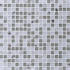 Daltile Granite Radiance 12" X 12" Straight Joint Mosaic Kashmir Wht Bld