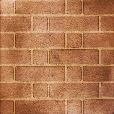 Daltile Metallica 12" X 12" Basketweave Mosaic Oxidized Copper