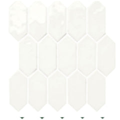 Daltile Mythology 2" X 5" Picket Mosaic Santorini
