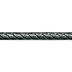Daltile Anthology Armor 1" X 12" Deco Rope Forged Steel