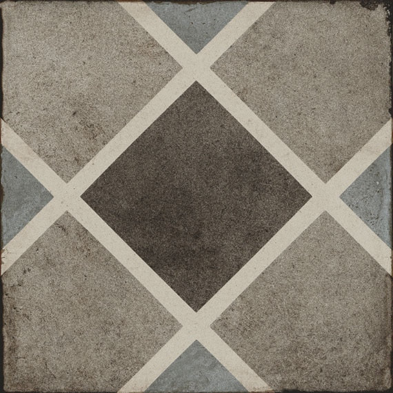 Daltile Quartetto 8" X 8" Deco Cool Rombo