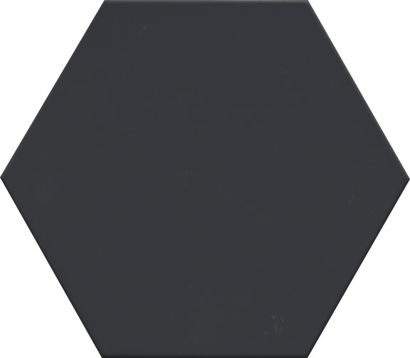 Emser Rhythm 19" X 22" Hexagon  Black