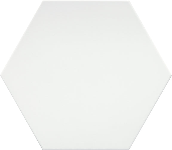 Emser Rhythm 19" X 22" Hexagon  White 