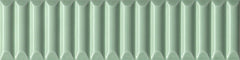 Emser Triveni 2" X 8" Glossy  Jet Forest