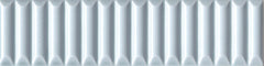 Emser Triveni 2" X 8" Glossy  Jet Meteor