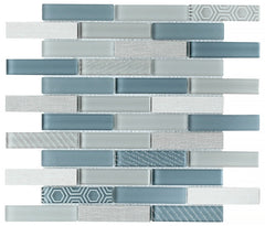 Emser Volare 12"x12" Mosaic 0.91"X3.86" Nuvole