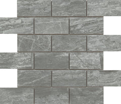 Emser Reserva 12" X 12" OFFset Mosaic 2" X 4"  Pampa 