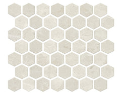 Daltile Prime 12" X 14" Hexagon Mosaic 1.5" X 1.5" Vitality White