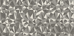 Daltile Fabric Art 12" X 24" Modern Kaleidoscope White Ash Prism