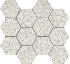 Emser Fragmento 10" X 12" Hexagon Mosaic 3" Matte  SM White